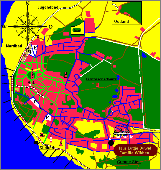 Lageplan Wibben